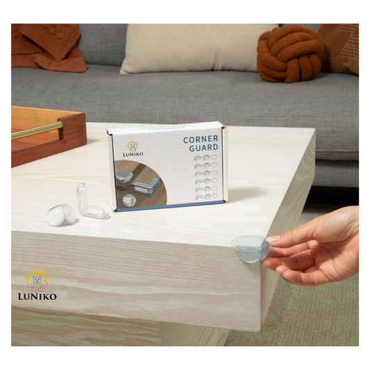 LuNiko Corner Protection System | 18-Piece Baby Safety Corner Guards for Furniture