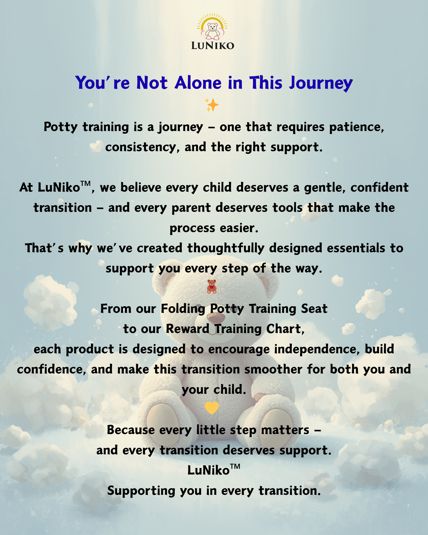 LuNiko Potty Training Started Guide -Product Title LuNiko Potty Training Starter Guide – Gentle & Confident Potty Training for Toddlers