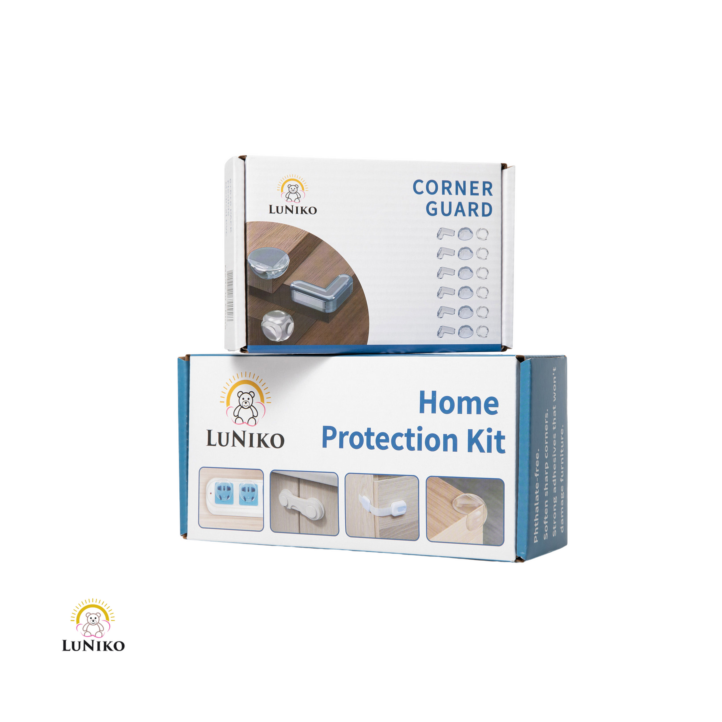 LuNiko Home Safety Combo – 48-Pieces Baby proofing Set | Total Home Protection for Crawling & First Steps