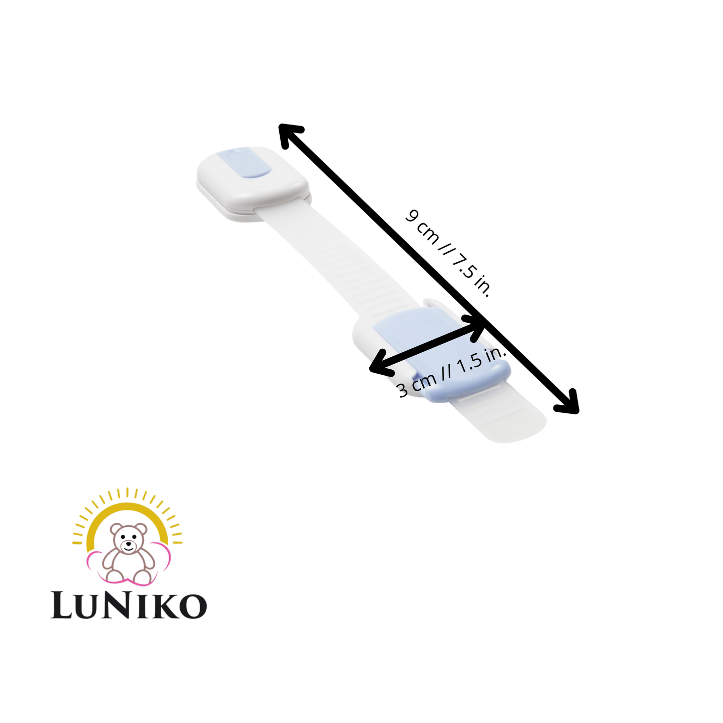 LuNiko Home Protection Kit – 30-Piece Baby Safety Set | Cabinet Locks, Edge Bumpers & Outlet Covers