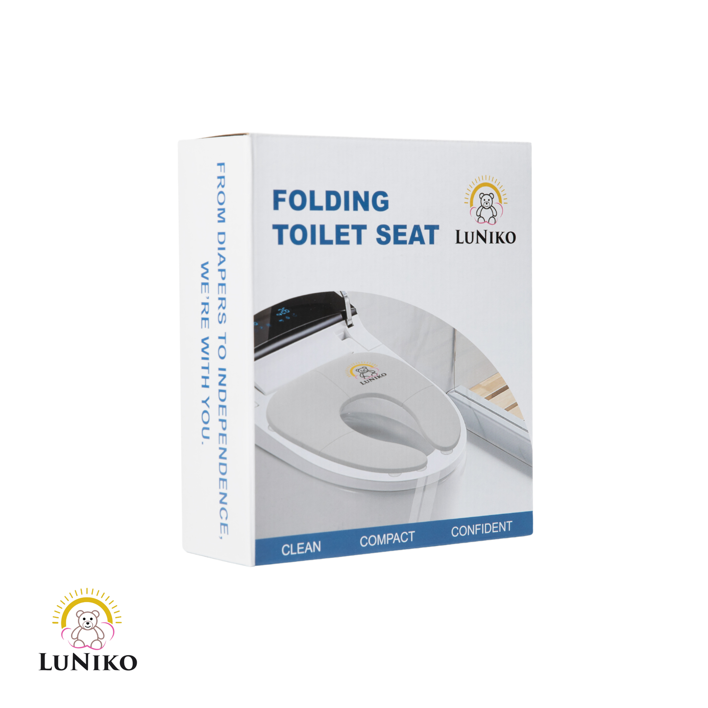 LuNiko Corner Guard & Potty Training Combo – 18-Piece Safety Set + Folding Potty Seat with Training Chart (Beige Edition) (Copia)