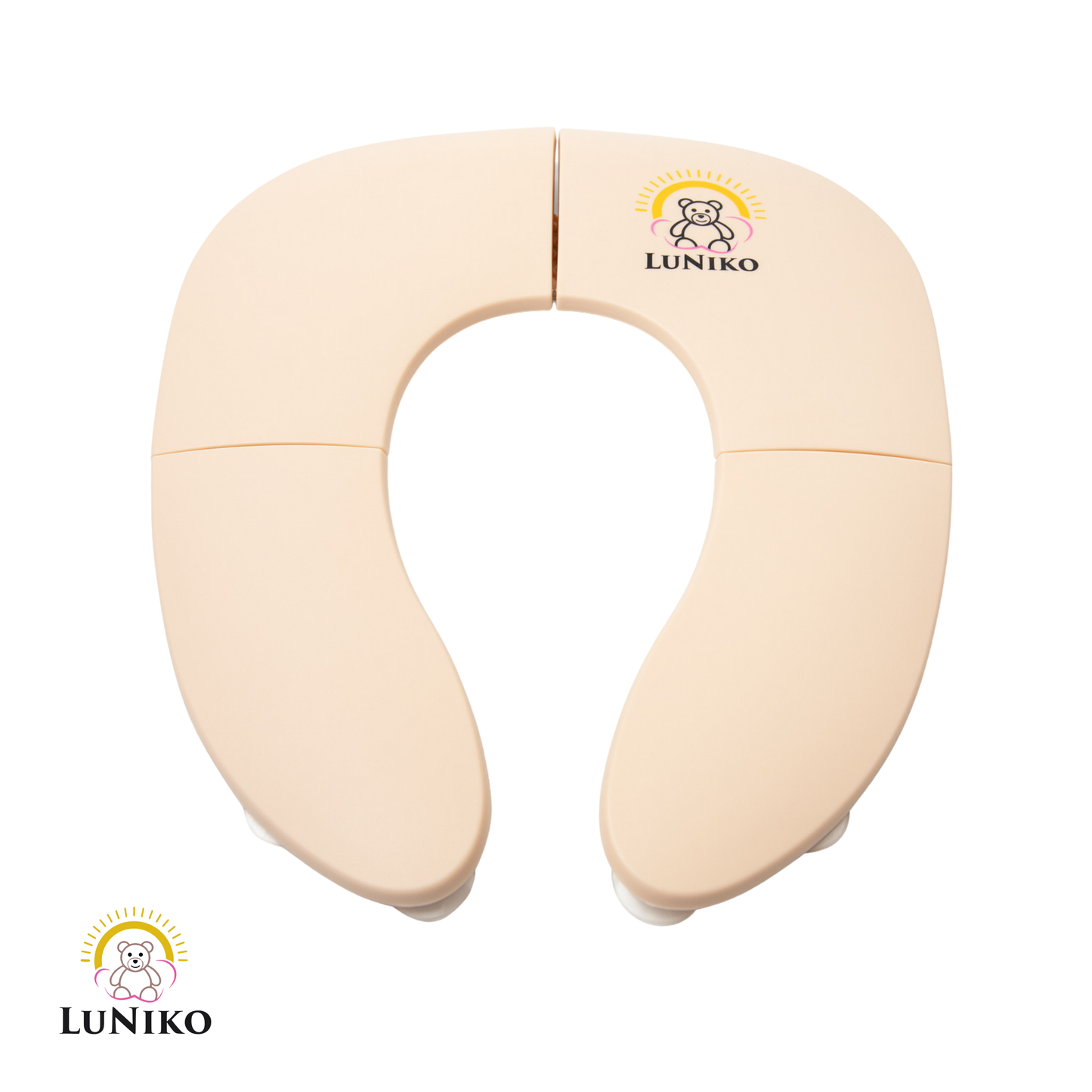 LuNiko Corner Guard & Potty Training Combo – 18-Piece Safety Set + Folding Potty Seat with Training Chart (Beige Edition) (Copia)